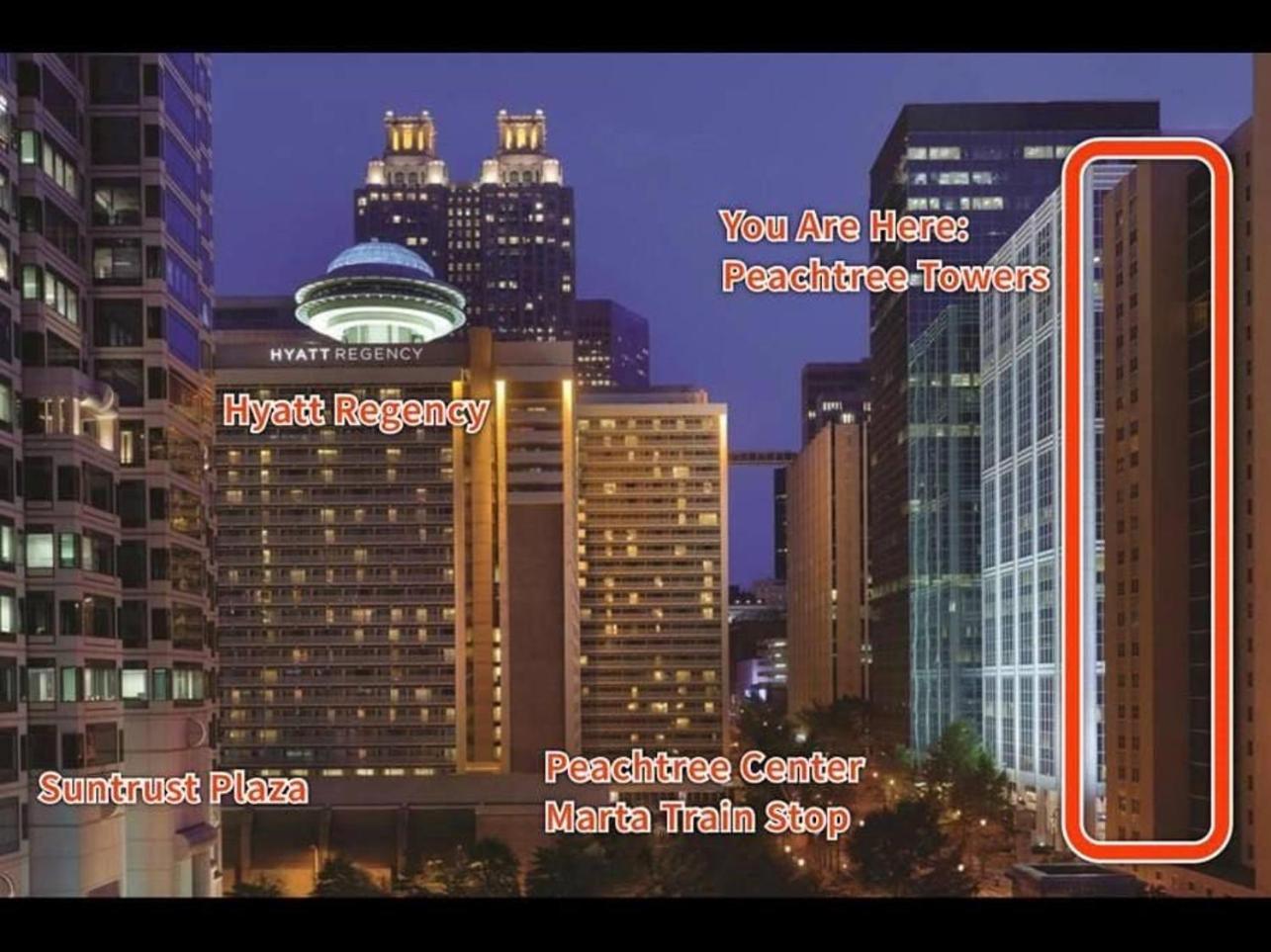 Stayatl High Rise Condo Downtown Atl With Views Atlanta Zewnętrze zdjęcie