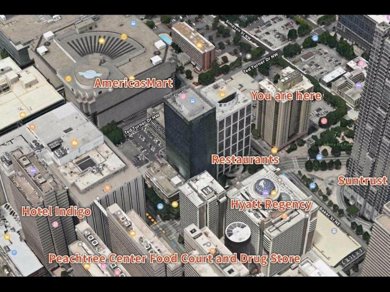 Stayatl High Rise Condo Downtown Atl With Views Atlanta Zewnętrze zdjęcie